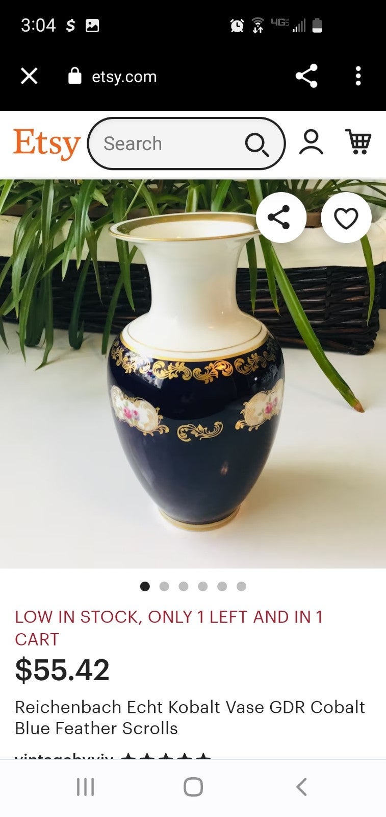 Reichenbach vintage vases