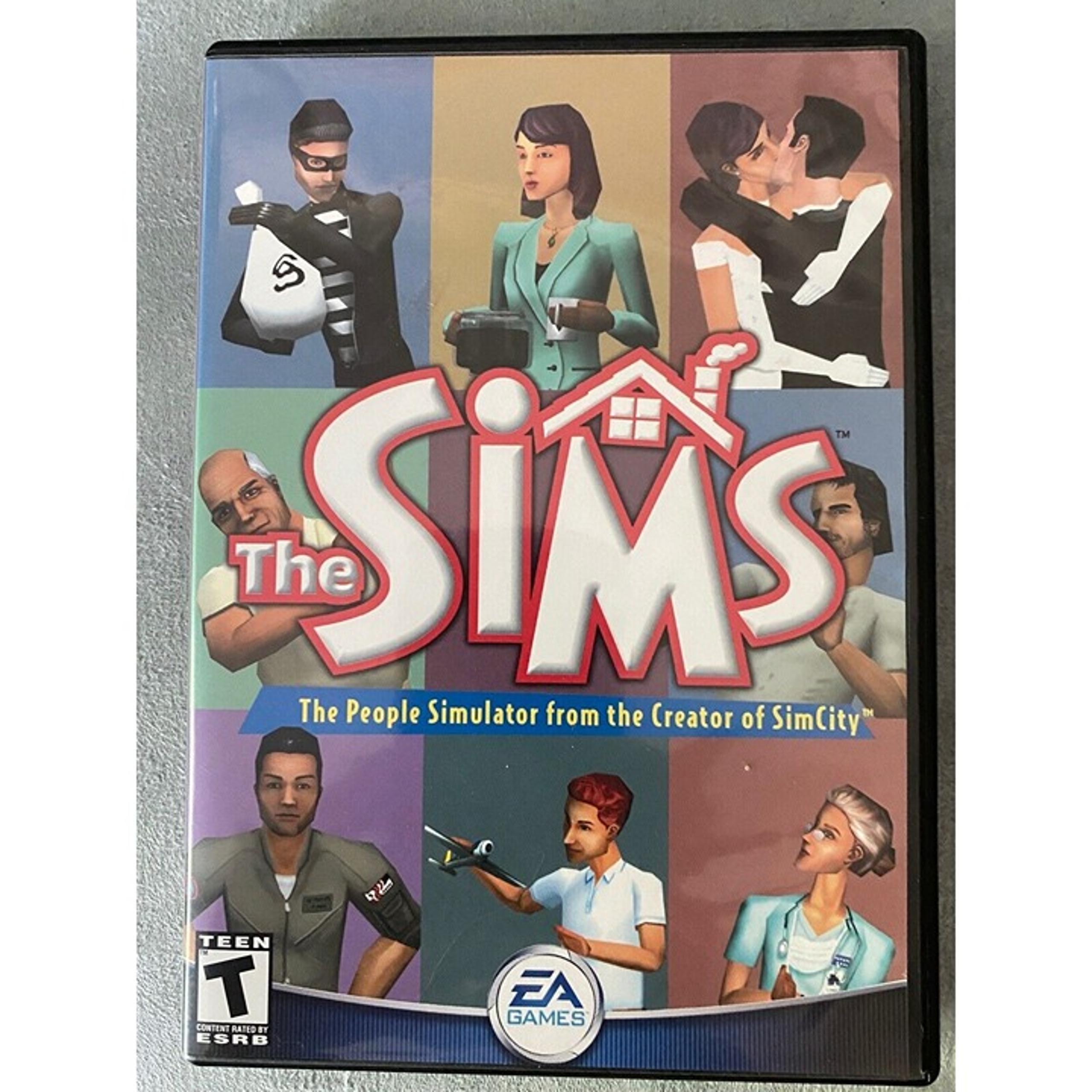 The SIMS Original PC Computer Game Sim City Video Game EA Sports Teen