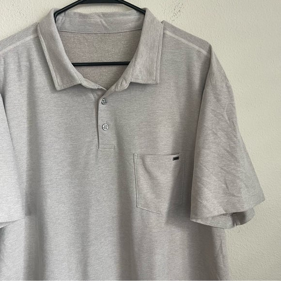 Vuori Ace Heather Short Sleeve Front Pocket Polo