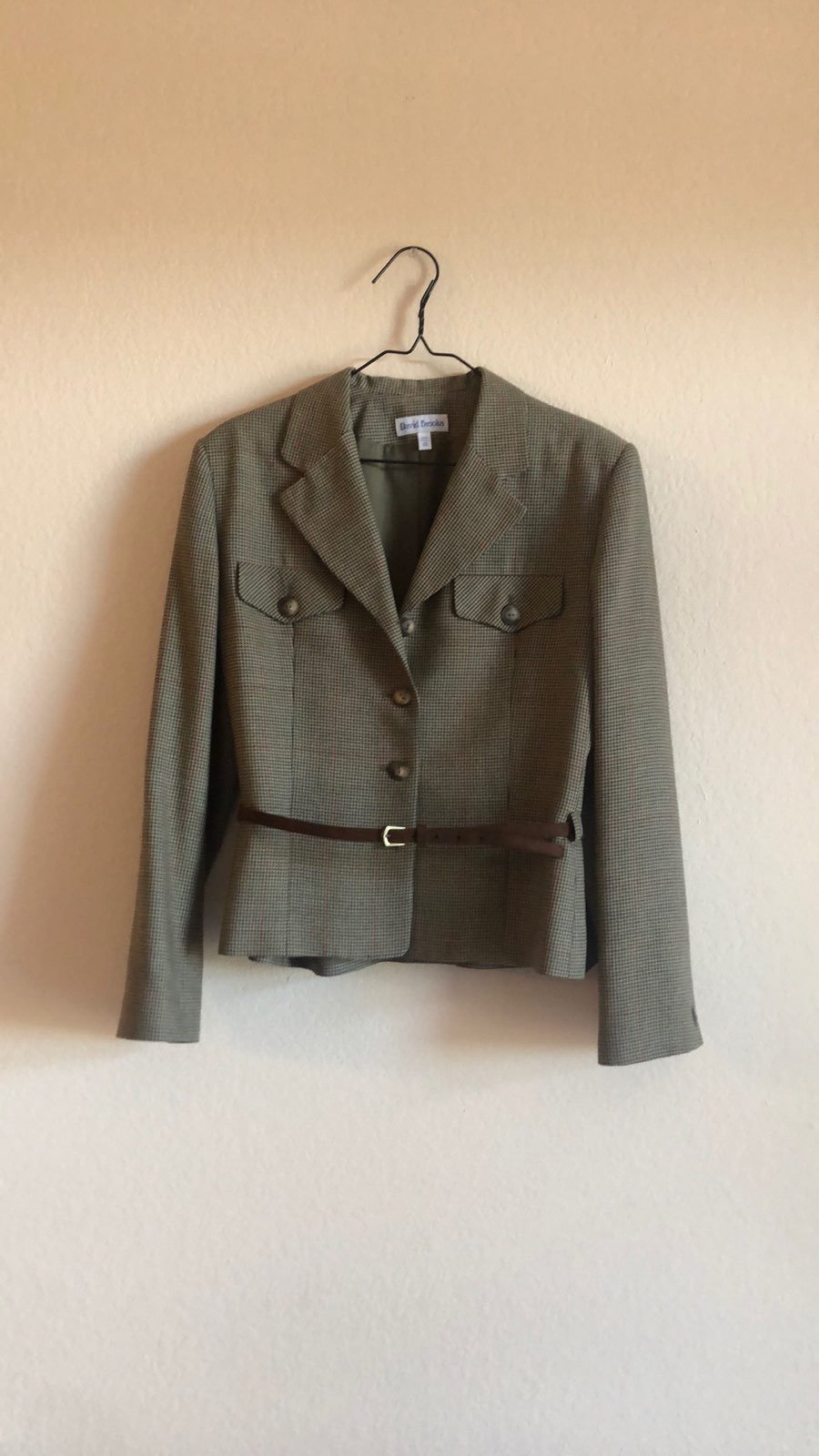2-piece David Brooks skirt suit