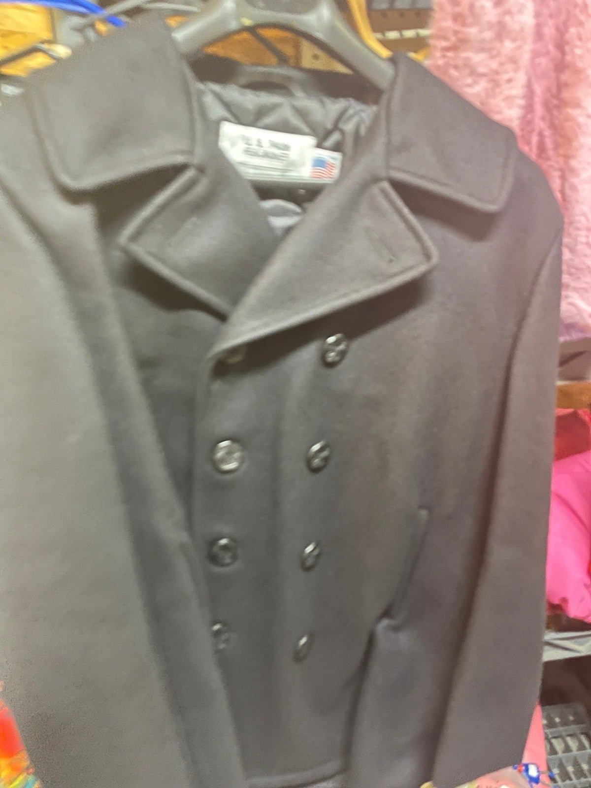 Men’s new peacoat