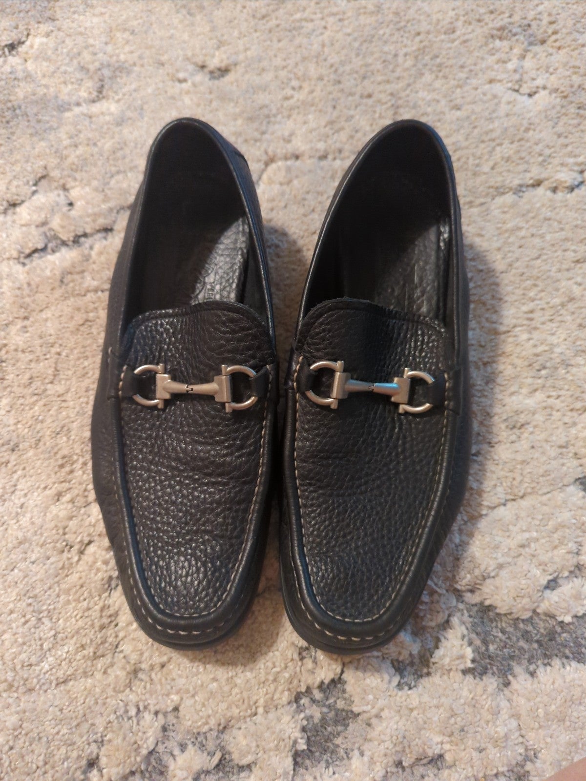 Salvatore Ferragamo Gancini Slip On Loafers