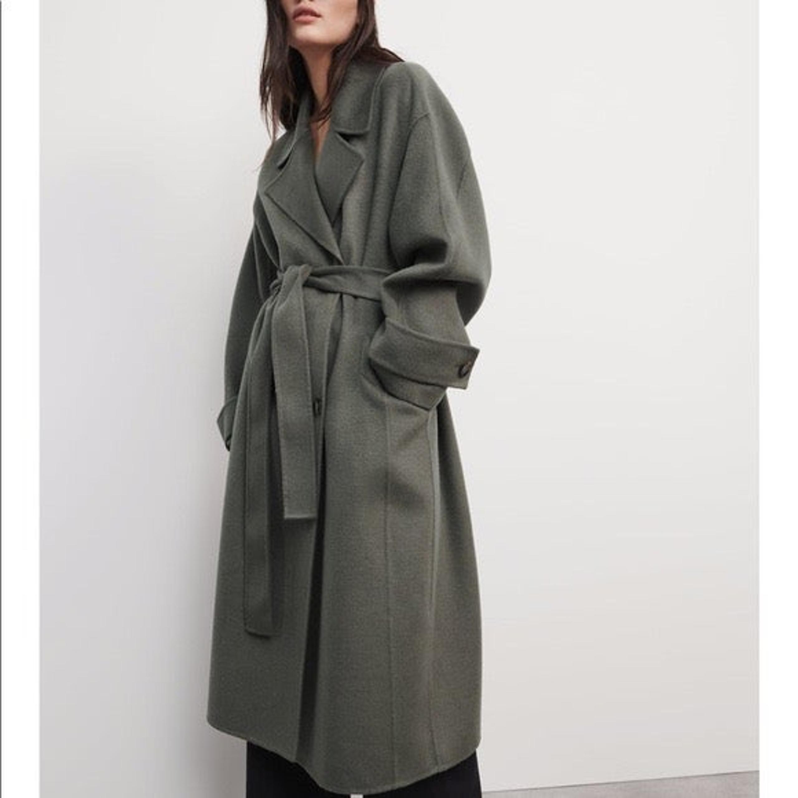 ZARA BELTED WOOL COAT LIMITED EDITION