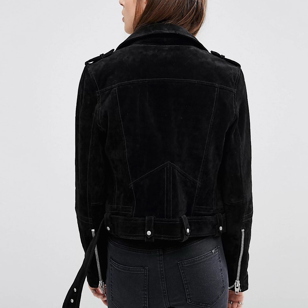 Blank NYC Suede Biker Jacket
