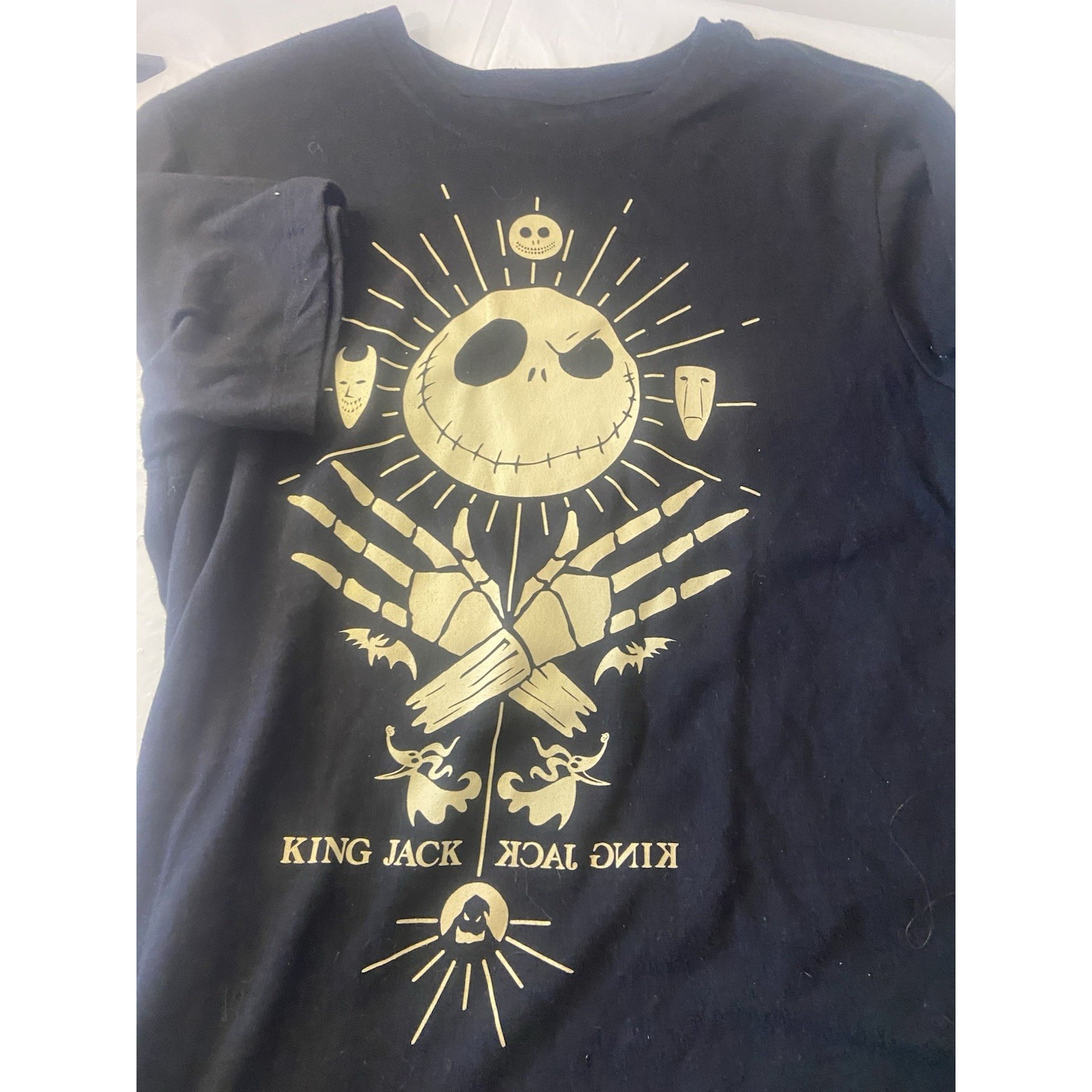 Disney Nightmare Before Christmas King Jack-Tagless Graphic Tee-Size 2XL-Rare