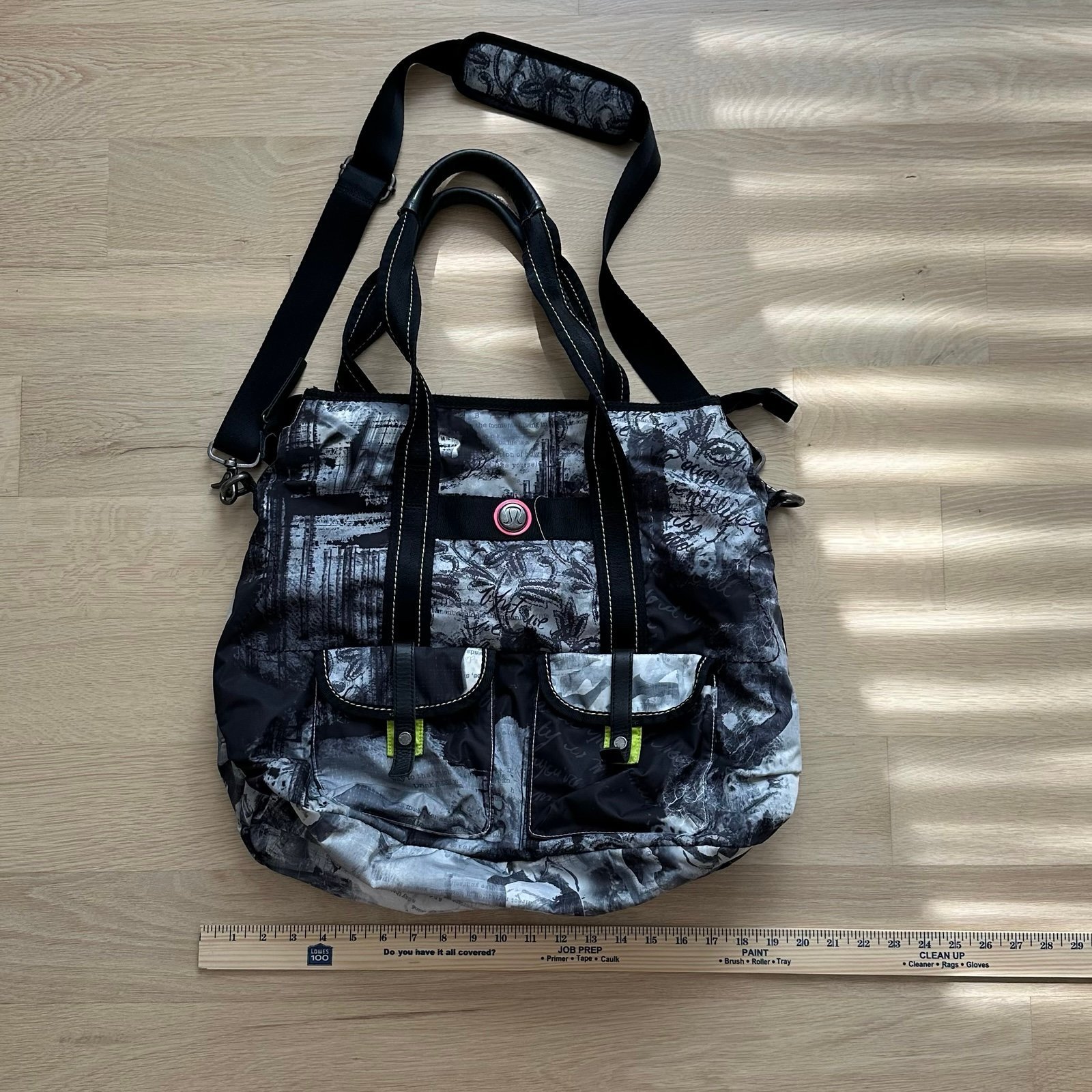 Lululemon Flow and Go Tote - Black - lulu fanatics