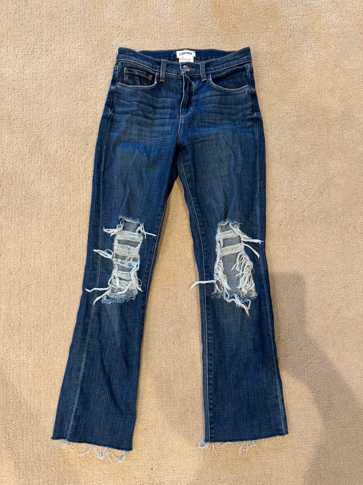 L’AGENCE Dark Denim Jeans