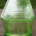 Vintage Depression Uranium Glass Rectangular Refrigerator Container