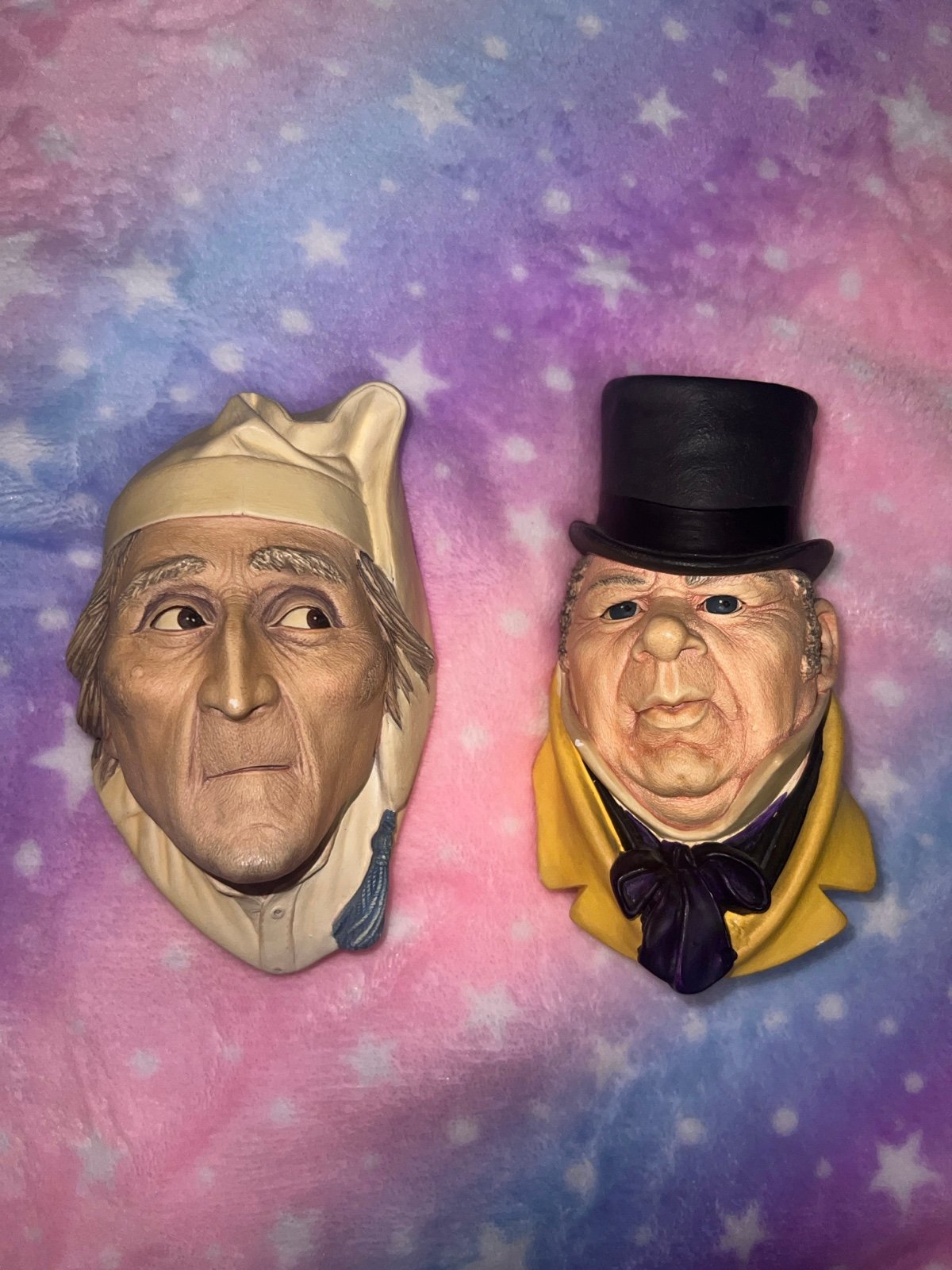 Bossons Heads Chalk ware wall decor