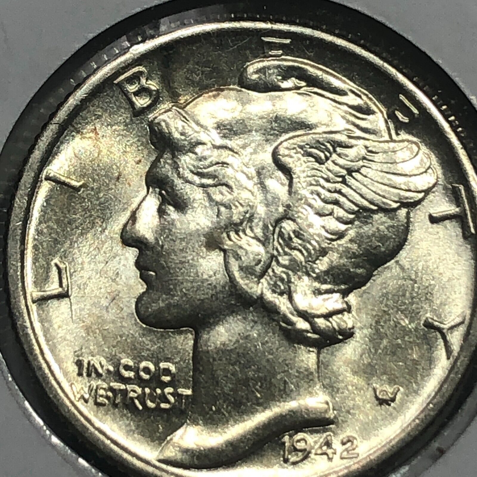 1942 Mercury Silver Dime #19460