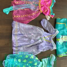 Like new toddler size 3T Disney Aladdin jasmine outfit sets