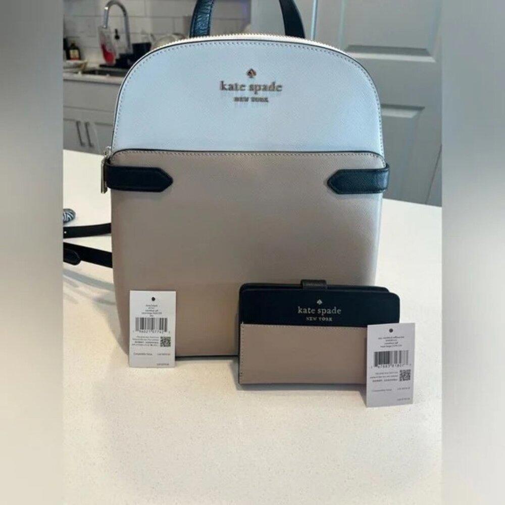 Kate Spade Staci Domed Backpack w/ Matching Wallet - NWT (New)