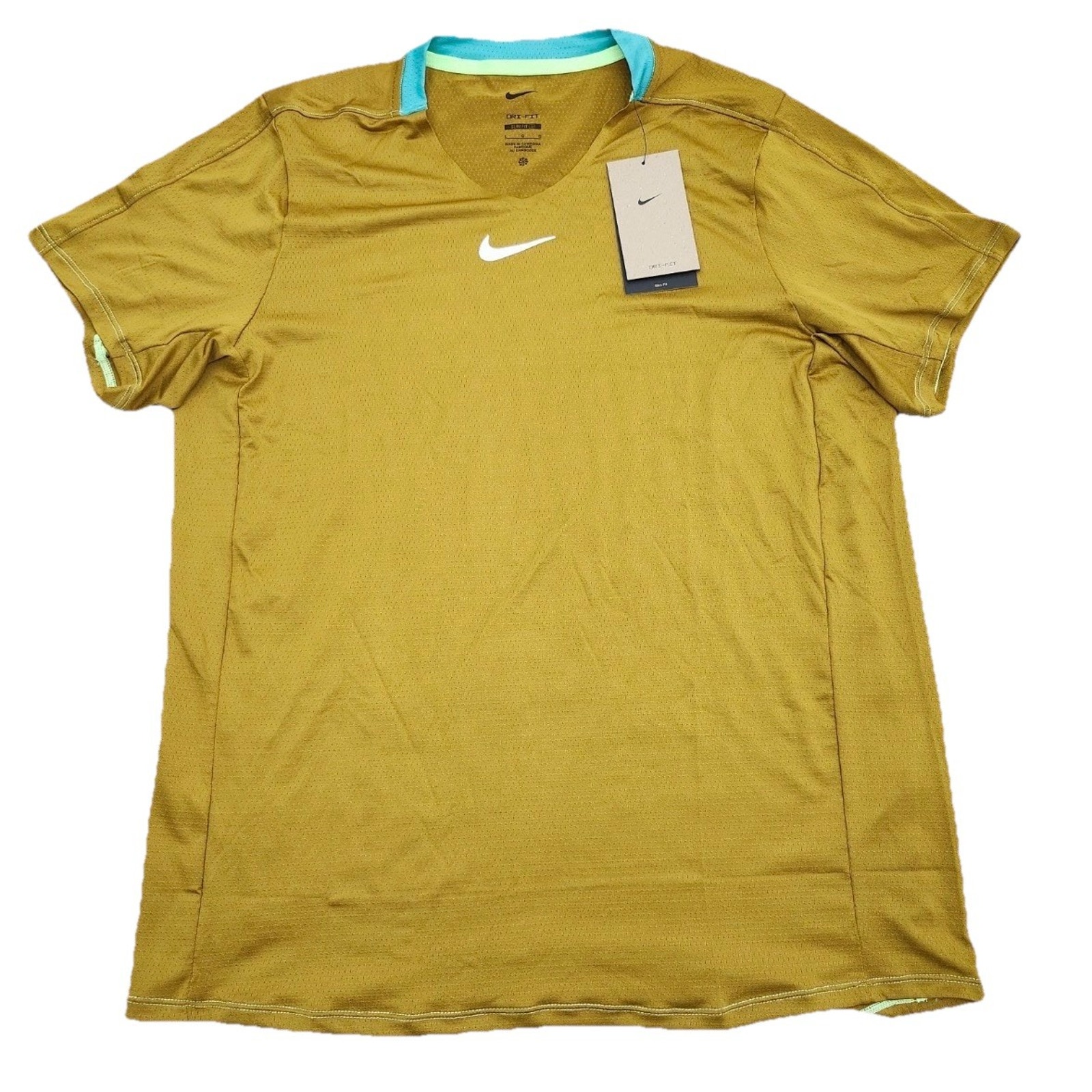 Nike Court Advantage Dri-Fit Tennis Shirt DR6548-716 Men’s Large NEW