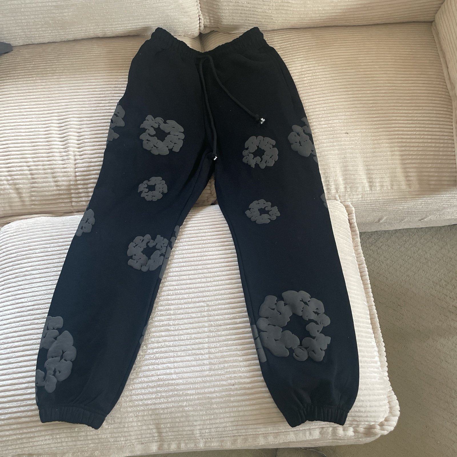 Black denim tears sweatpants haven’t worn once TAKING OFFERS ABOVE 80