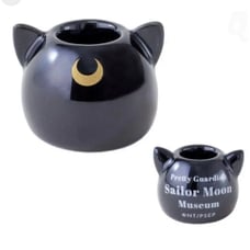 Sailir moon Luna toothbrush stand museum souvenir collector