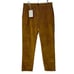 Everlane The Straight Fit Corduroy Pants Mid Rise Tapenade Men's 31x30 NWT