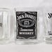 Jack Daniel Square Whiskey Shot Glass Set 2004 Distillery Advertising Collection
