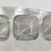 Jack Daniel Square Whiskey Shot Glass Set 2004 Distillery Advertising Collection