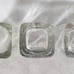 Jack Daniel Square Whiskey Shot Glass Set 2004 Distillery Advertising Collection