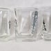Jack Daniel Square Whiskey Shot Glass Set 2004 Distillery Advertising Collection