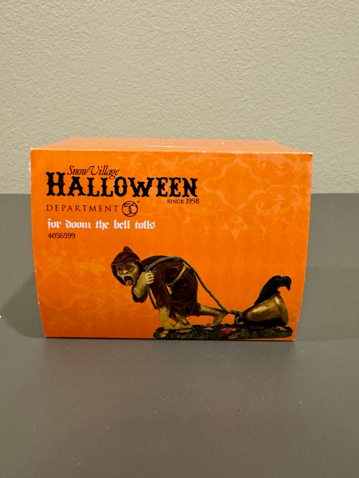 Department 56 Snow Village Halloween For Doom The Bell Tolls Accessory