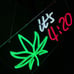 16.5x8.5 inch It's 4:20 Neon Sign Art Wall Lights for Club Bedroom