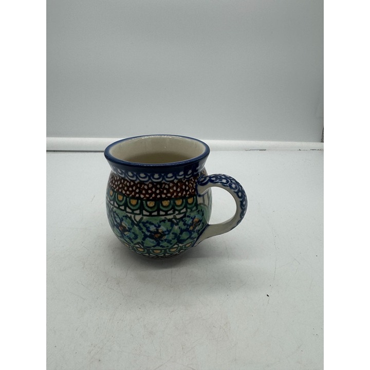 Unikat Boleslawiec Polish Pottery Mug Cup