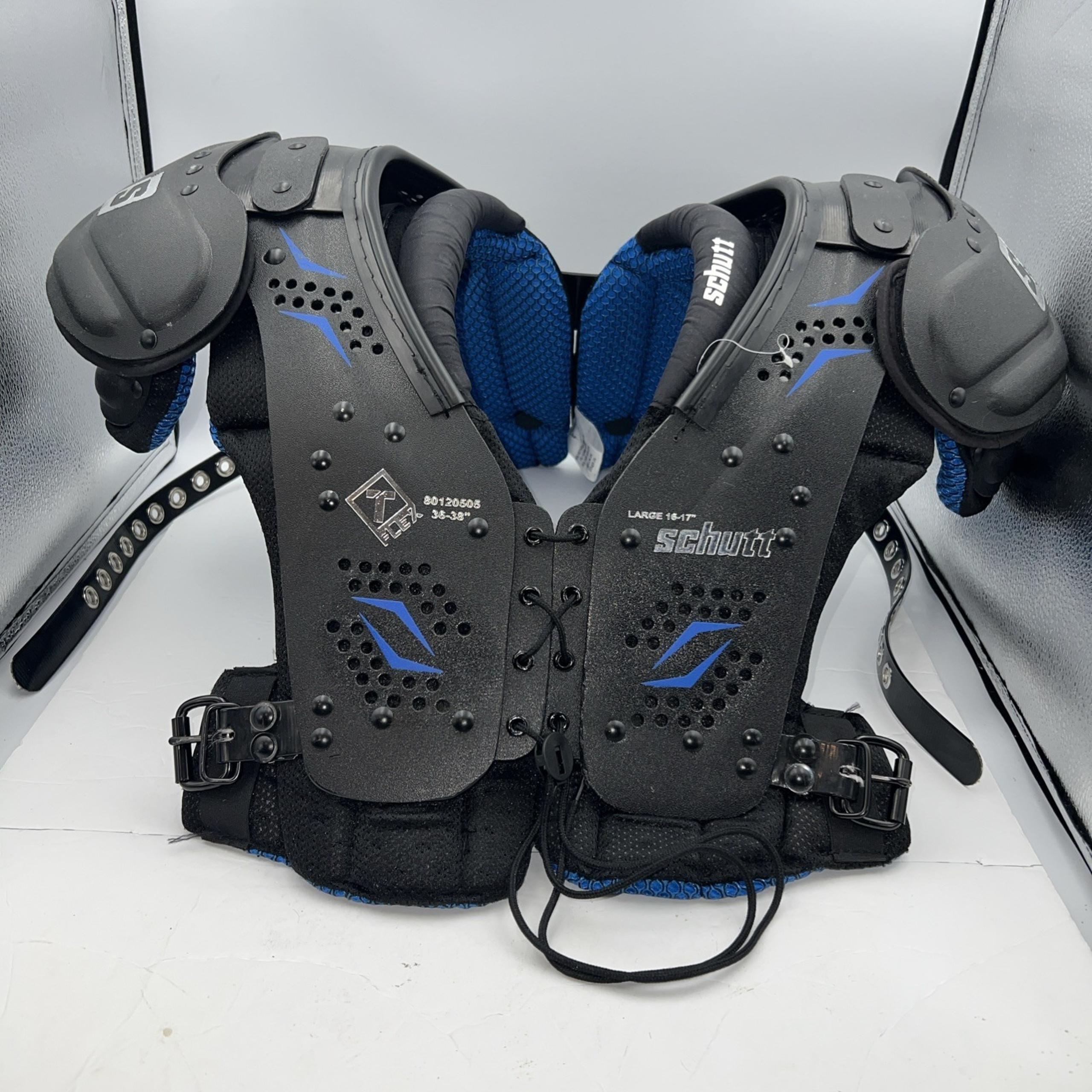 Schutt Football Shoulder Pads T Flex Youth Large 16"-17"  36"-38" NEW