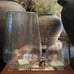 Set Of 2 Glass Hurricane Candle Holders/Vases, Brand New!