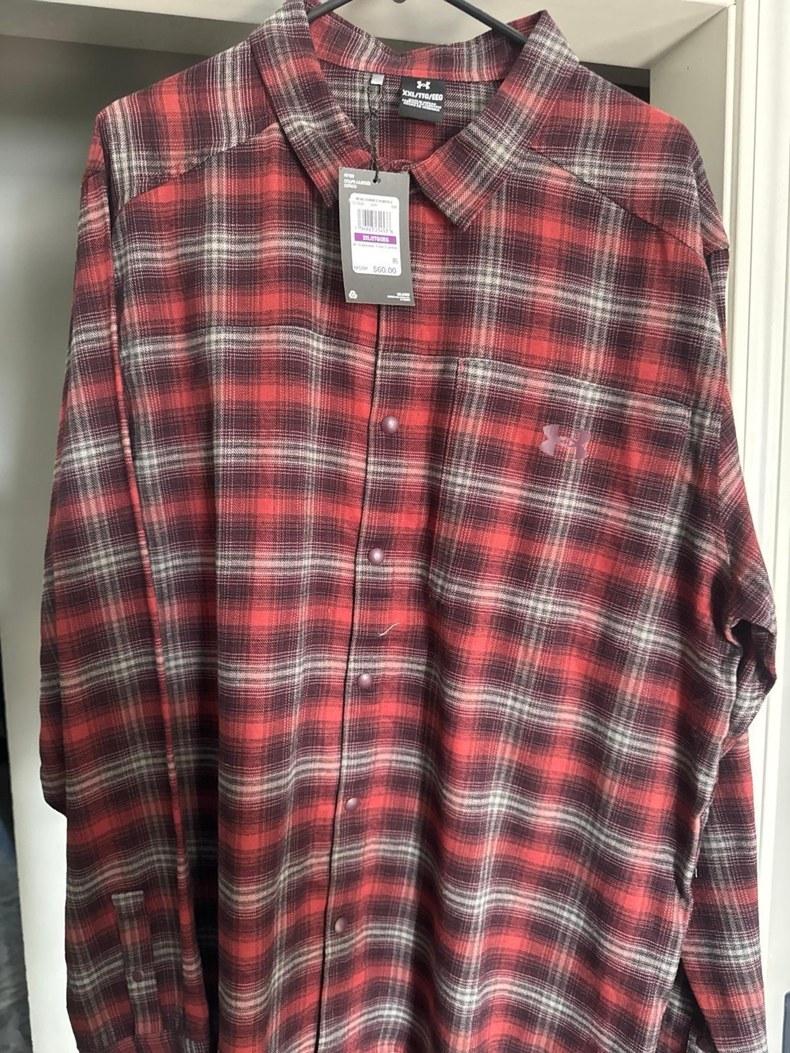 Under Armour Men’s Button Down Dress Shirt-($60 at the store)-XXL