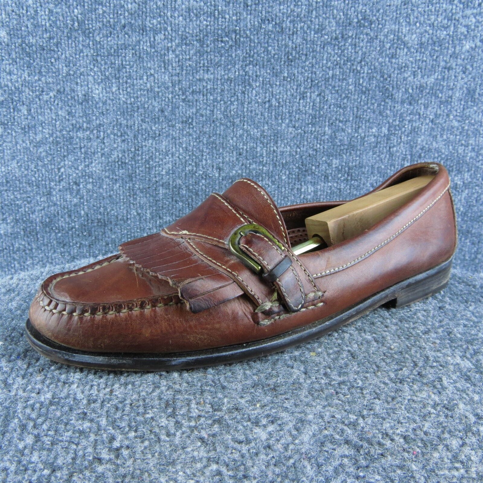 Cole Haan Kilty Country Men Loafer Shoes Size 11 Medium Brown Leather Slip On