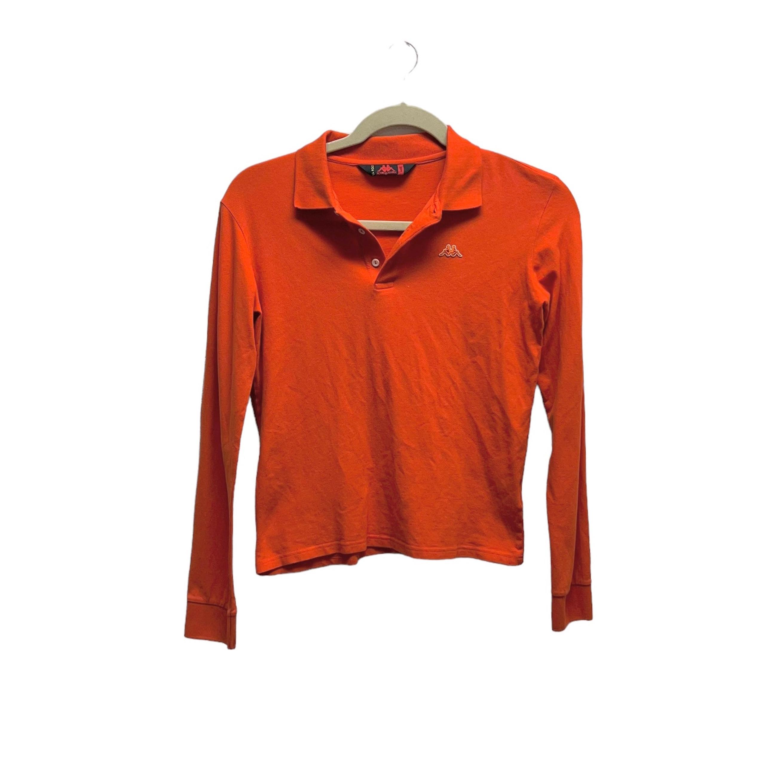 Robe Di Kappa Polo Long Sleeve Orange Womens Large