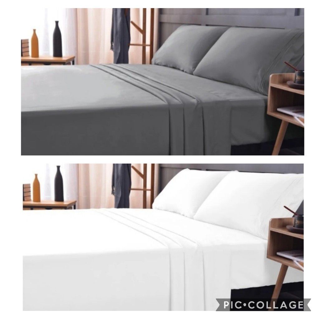 2 PACK Bamboo Luxury King Sheet Sets