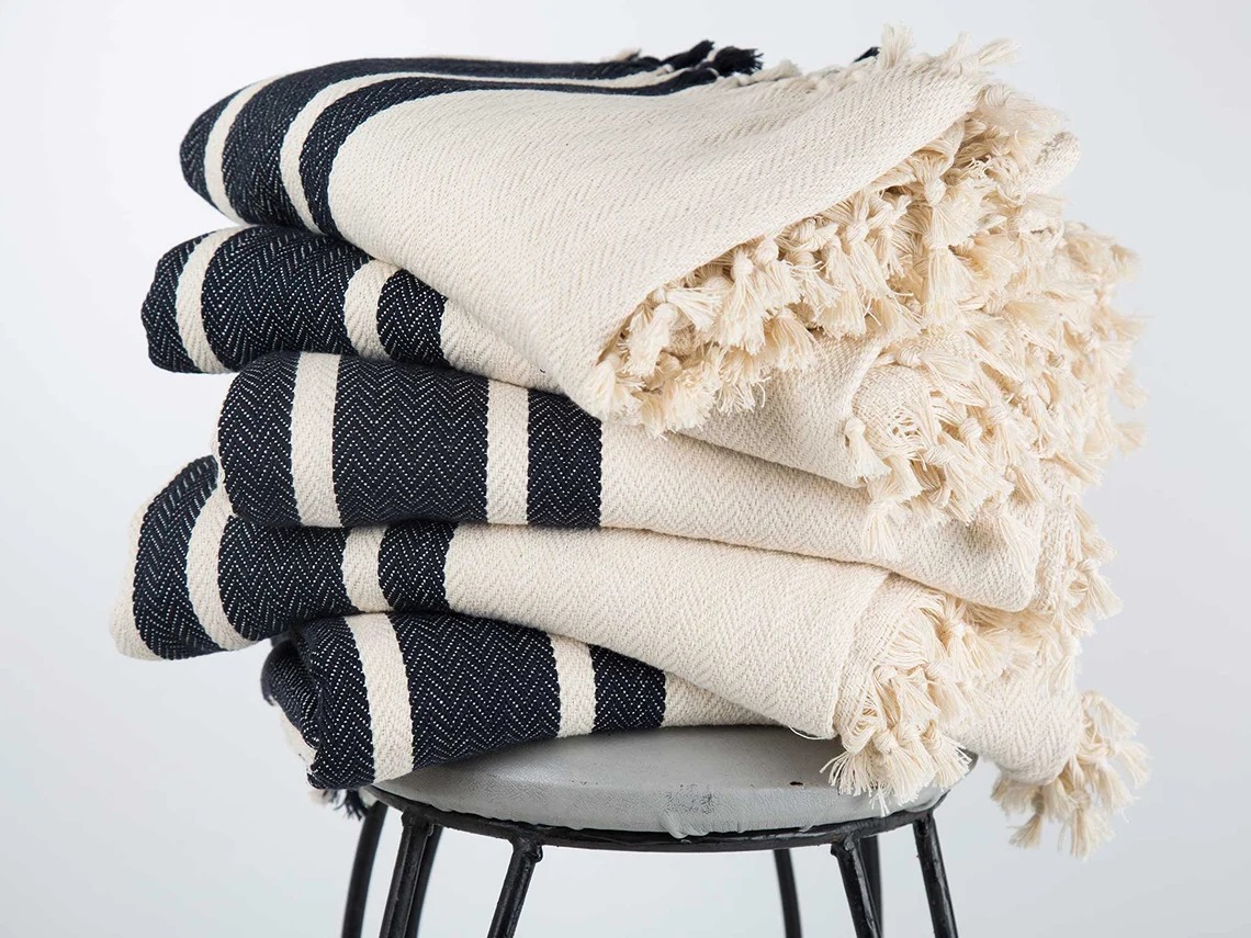 Handwoven blankets and sofa rugs
