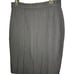 St. John Santana Knit Black Straight Pencil Knee Length Skirt Women's Size 8