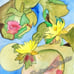 Lotus pond painting