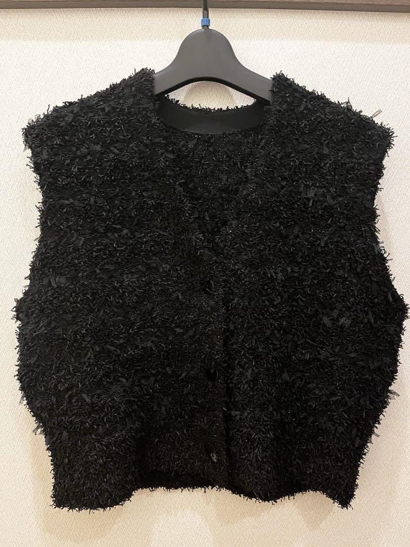 ☆新品未使用☆Gypsohila Sprinkle Vest ブラック Gypsohila Sprinkle Vest, Black