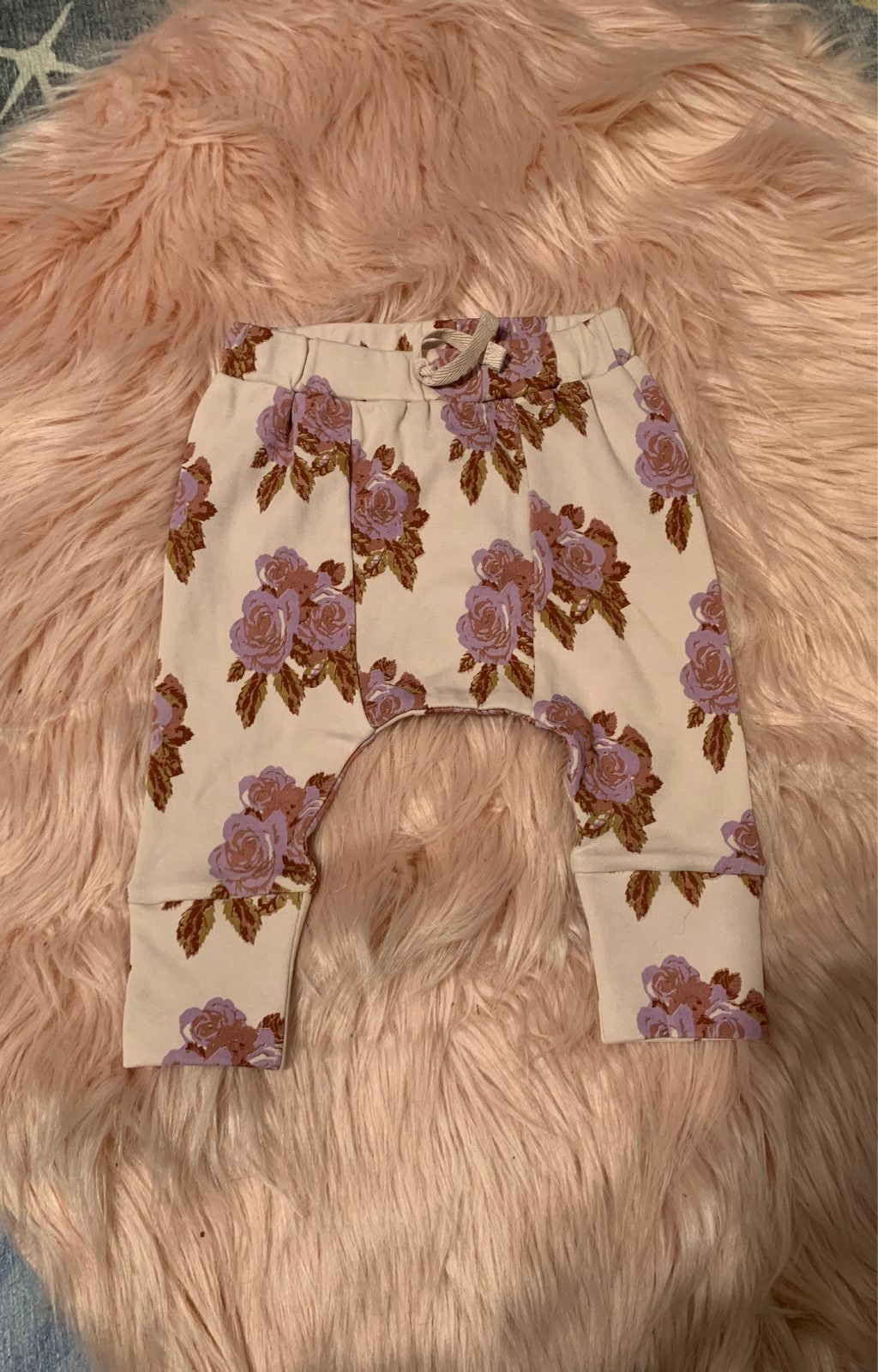 Kate Quinn 3-6 Pink Roses Panda pants