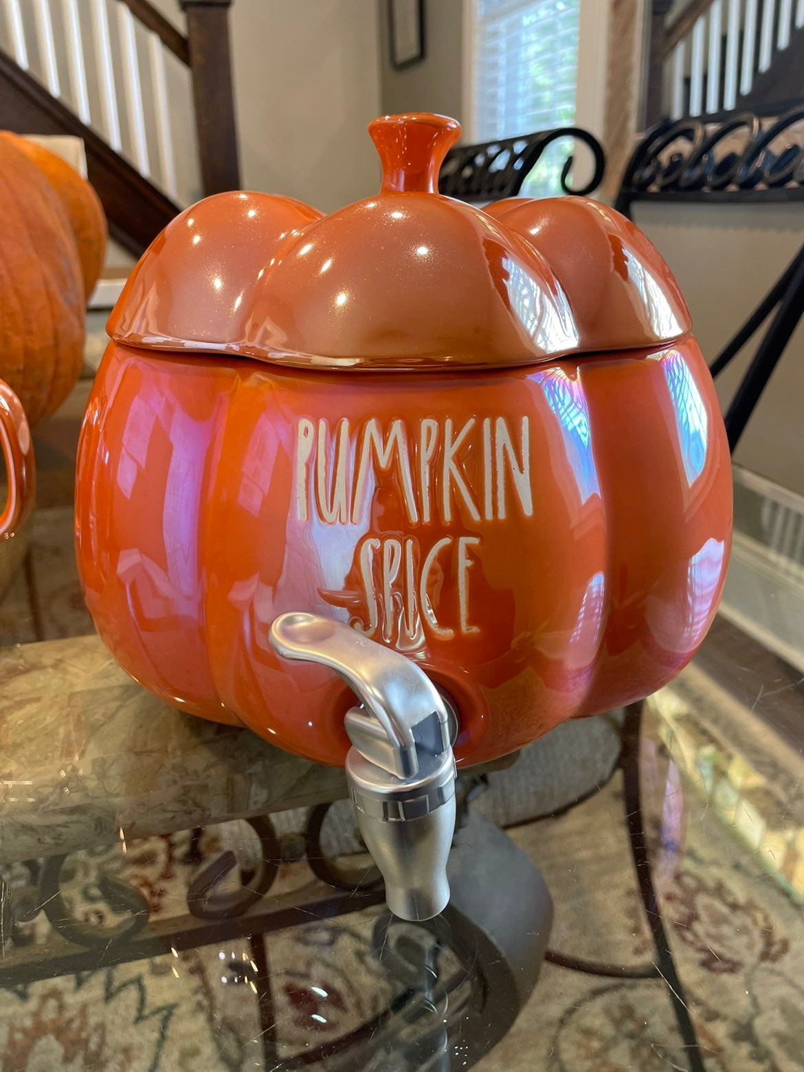 Rae Dunn Thanksgiving Pumpkin Spice Dispenser