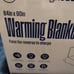 Brand New in Box Faux Fur Reversible Sherpa Heated Blanket