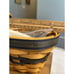 3 Longaberger Blue Woven Braided Leather Handles Renewal Baskets Liner Protector