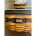 3 Longaberger Blue Woven Braided Leather Handles Renewal Baskets Liner Protector