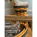 3 Longaberger Blue Woven Braided Leather Handles Renewal Baskets Liner Protector