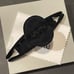 Vivienne Westwood rhinestone silver orbit black velvet fuzzy long hair clip