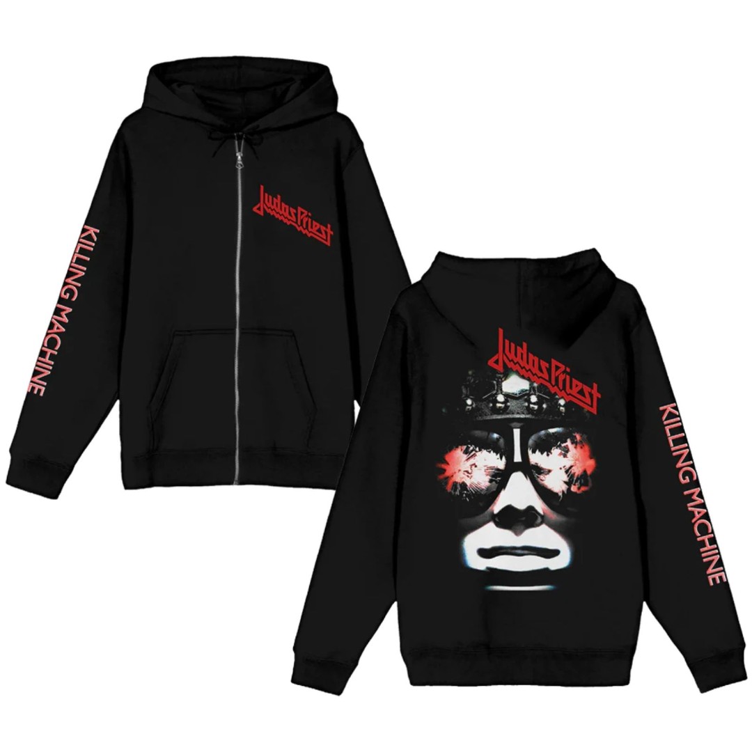 judas priest Killing Machine Hoodie lg authentic