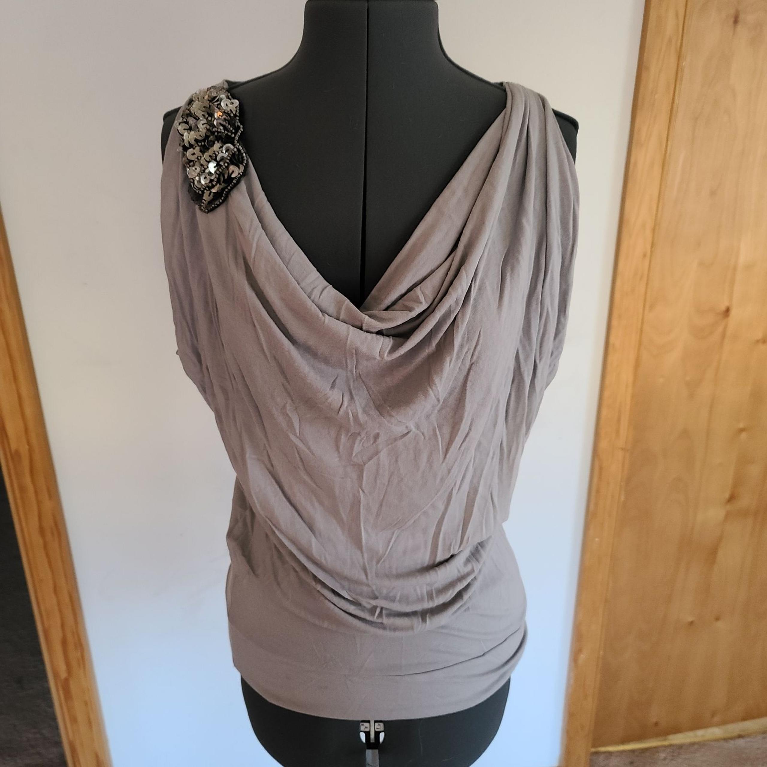 Express Cowel Neck Tunic Blouse Tank Top