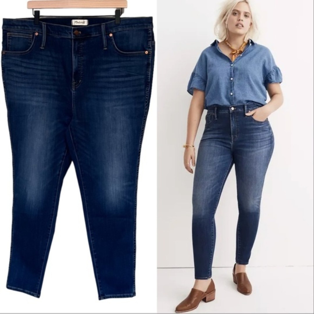 Madewell 10” High Rise Skinny Jeans TENCEL size 36W