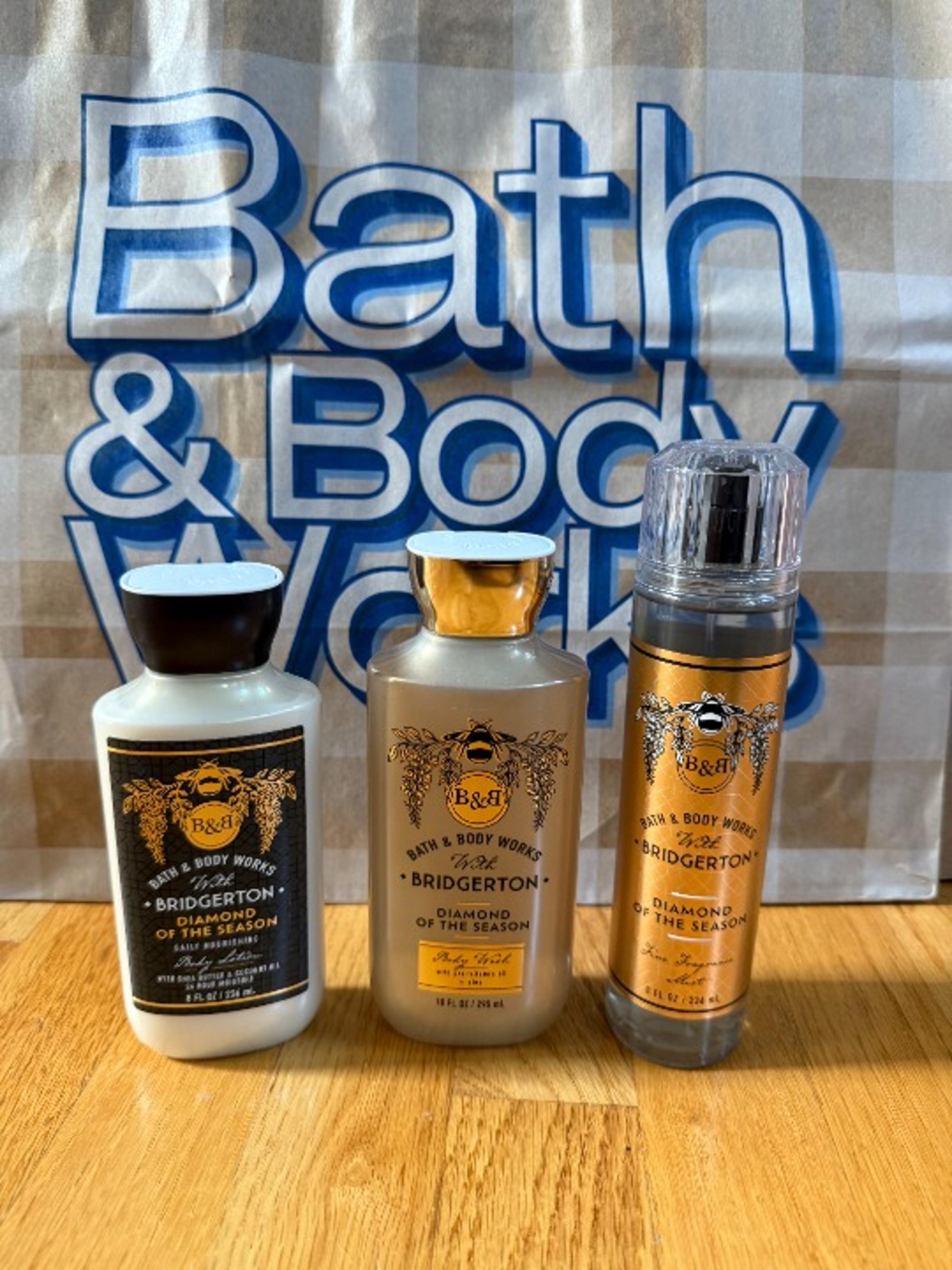 Bath and Body Works Bridgerton Diamond of the Season Body Care Set