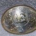 Montana Silversmiths Silver Flower Filigree Engraved Buckle Letter E Great Shape