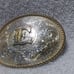 Montana Silversmiths Silver Flower Filigree Engraved Buckle Letter E Great Shape